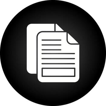 icono de vector de documentos