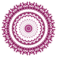 patrón redondo mandala png