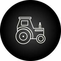 icono de vector de tractor