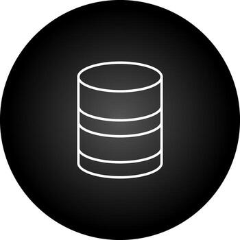 icono de vector de base de datos
