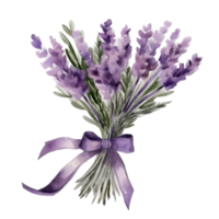 skön blomma bukett vattenfärg ai generera png