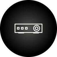 icono de vector de proyector