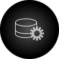 Database Setting Vector Icon