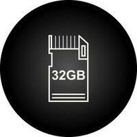 Data Storage Vector Icon