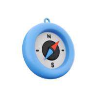 3d render compass. 3d rendering arrow. 3d render north and south on. png