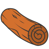 hout log kamp illustratie png