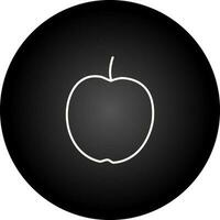 icono de vector de manzana