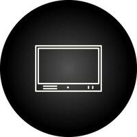 icono de vector de televisor