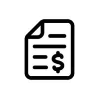 Simple Financial Statements icon. The icon can be used for websites, print templates, presentation templates, illustrations, etc vector