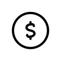Simple Currency icon. The icon can be used for websites, print templates, presentation templates, illustrations, etc vector