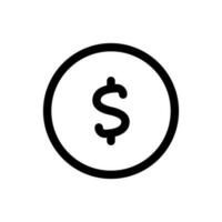 Simple Currency icon. The icon can be used for websites, print templates, presentation templates, illustrations, etc vector