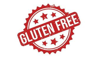 gluten gratis caucho sello sello vector