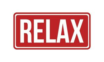 RELAX Rubber Stamp Seal Vector