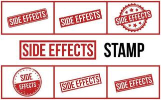 Side Effects Rubber Stamp Set Vector