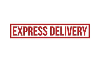 Express Delivery Rubber Stamp Seal Vector