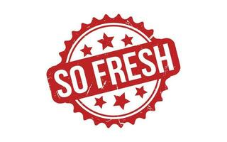 So Fresh rubber grunge stamp seal vector