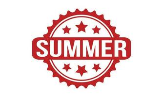 Summer Rubber Stamp Seal Vector