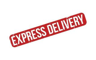 Express Delivery Rubber Stamp Seal Vector