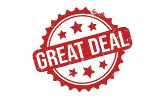Great Deal Rubber Stamp Seal Vector