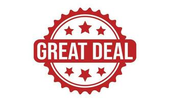 Great Deal Rubber Stamp Seal Vector