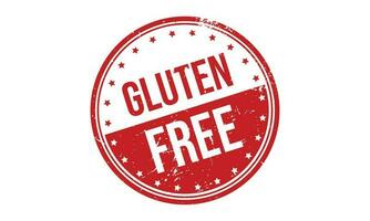 gluten gratis caucho sello sello vector