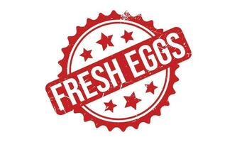 Fresh eggs Rubber Stamp Seal Vector