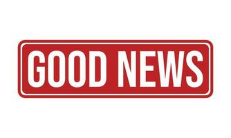 Good News Rubber Stamp Seal Vector
