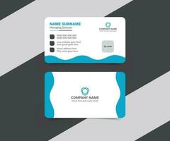 Modern and creative professional business card template vector