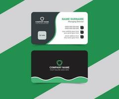 Company business card or name card template vector