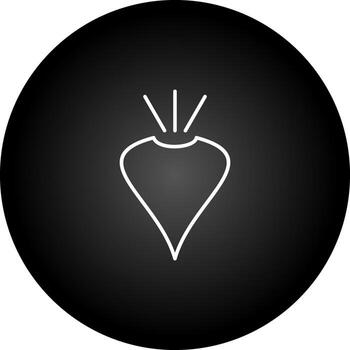 icono de vector de remolacha