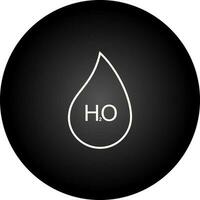 H2O Vector Icon