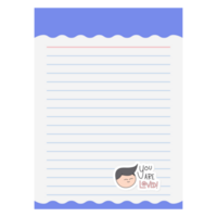 Paper Note Cute Aesthetic Motivation Sticker You Are Loved png