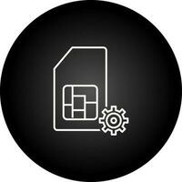 SIM Management Vector Icon