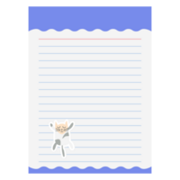 Paper Note Aesthetic Sticker Cute Abstract Cat Emoticon png