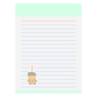 Paper Note Aesthetic Sticker Cute Abstract Cat Emoticon png