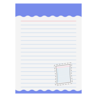 Paper Note Aesthetic Paper Sheets Sticker Back To School png