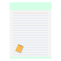 Paper Note Yellow Handwriting Board Back to School Sticker Set Yellow Edition png