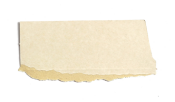 a sheet of paper torn to pieces on transparent background png file