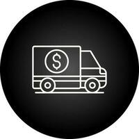 Money Truck Vector Icon