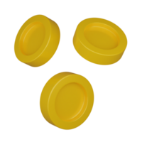 gold coin 3d icon. png