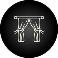 Curtains Vector Icon