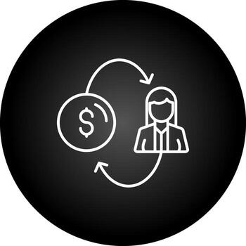 icono de vector de conversión