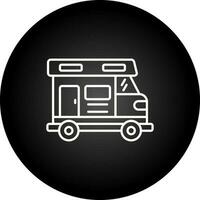 Camper Van Vector Icon