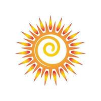 Sun vector illustration icon