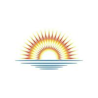 Sun vector illustration icon