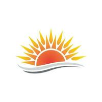 Sun vector illustration icon