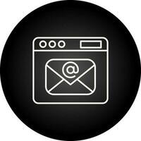 icono de vector de correo electrónico