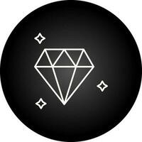 icono de vector de diamante