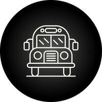School Bus Vector Icon