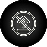 No House Vector Icon